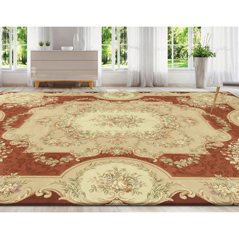 Tapis rectangulaire noué à la main