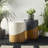17.75"H Multi-Functional MGO Faux Terrazzo And Wood Texture Garden Stool