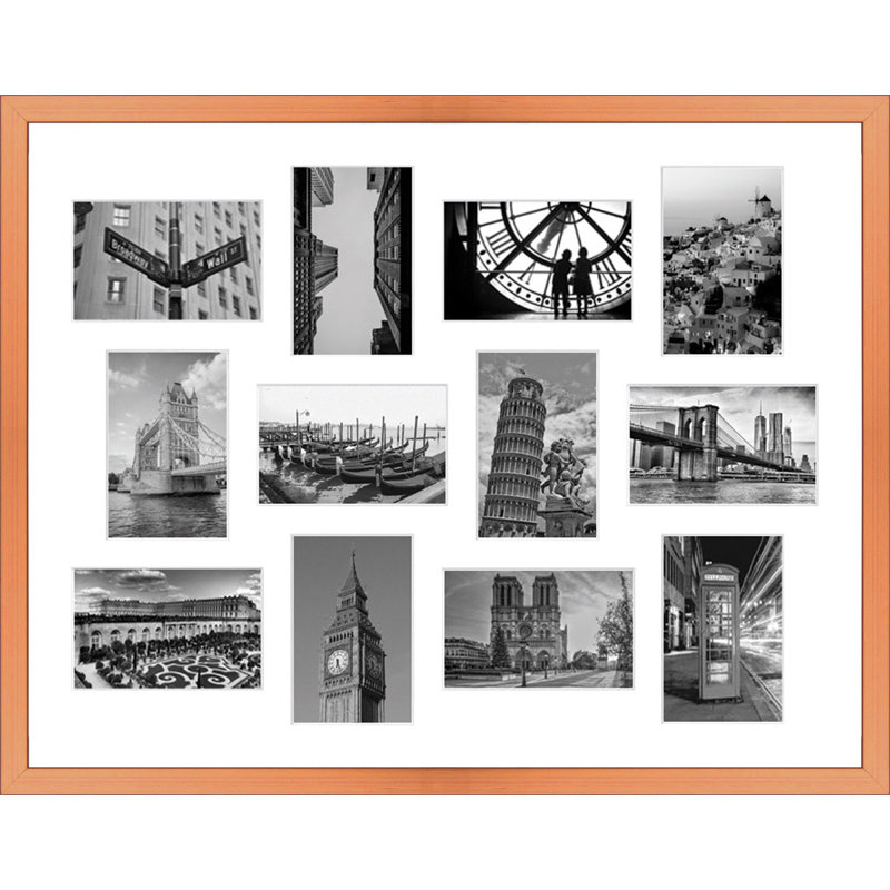 Aavi Collage Picture Frame, Copper