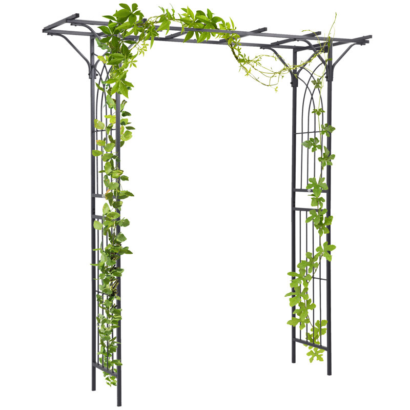 210cm H x 196cm W Metal Arched