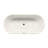 Champagne 66" x 32" Freestanding Soaking Bathtub-60882710