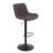 Mahirah Swivel Upholstered Adjustable Height Counter Stool with Metal Frame-1322851204