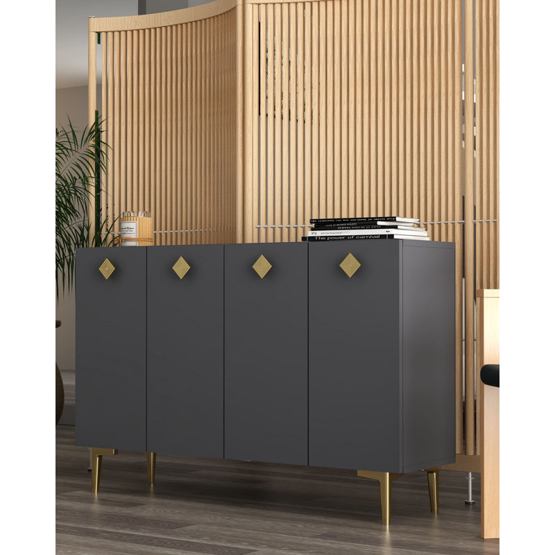 Console, Noir et or