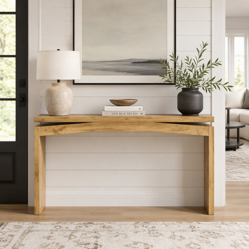 Console, table d'appoint pour canapé, bureau d'entrée