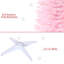 Arbre de Noël artificiel 5 pi, rose mince avec 294 branches et support en plastique stable, facile à installer et à installer