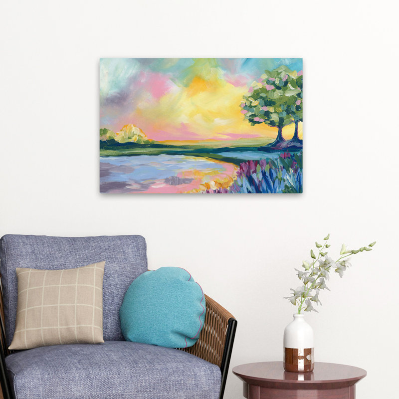 Contemporary Spring Meadow II, 24" H x 16" W