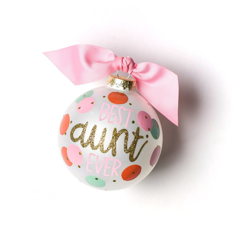 Ornement boule en verre best tante