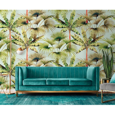 Papier peint floral Amonie