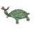 Efrain Metal Turtle with Butterfly Garden Statue
