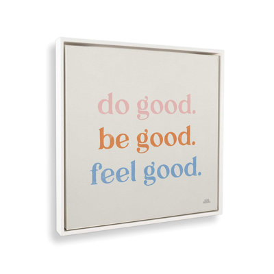 Do Good by Laura Marshall - Wrapped Canvas Textual Art