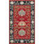 Sultana Wool Oriental Area Rug in Red/Navy/Green/Beige-1833127746