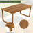 7 Pieces Patio Dining Set Outdoor Dining Table and Chairs Stylish Outdoor Furniture Set with Removable Cushions