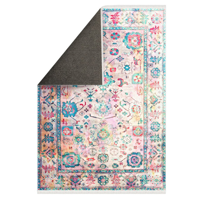 Rugpera Arba Cotton Pink Indoor/Outdoor Rug | Wayfair