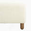 Repose-pieds confortable, blanc