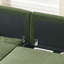 Canapé-lit convertible Aurora en velours côtelé avec 2 coussins - Tissu facile à nettoyer en plusieurs couleurs-1539463350