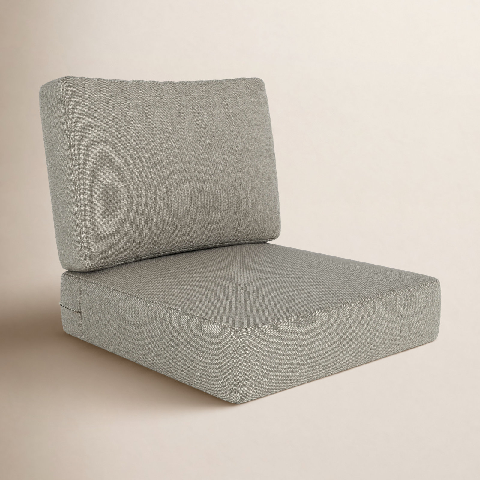 Lani 24" Sunbrella® Seat and Back Cushion, Sunbrella® Spectrum Dove