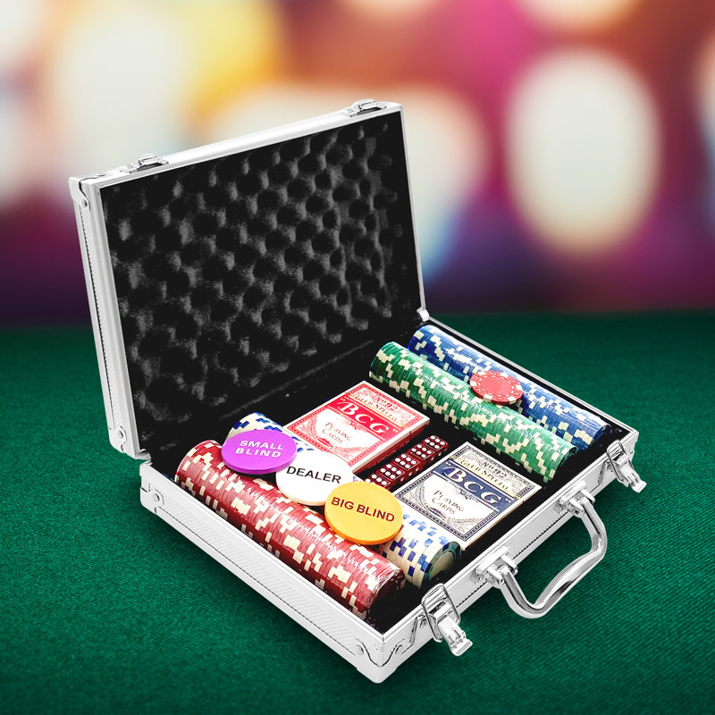 Étui à jetons de poker de casino