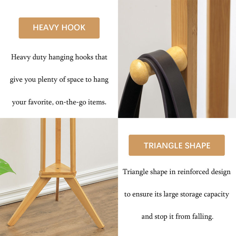 6 space triangle hanger hooks