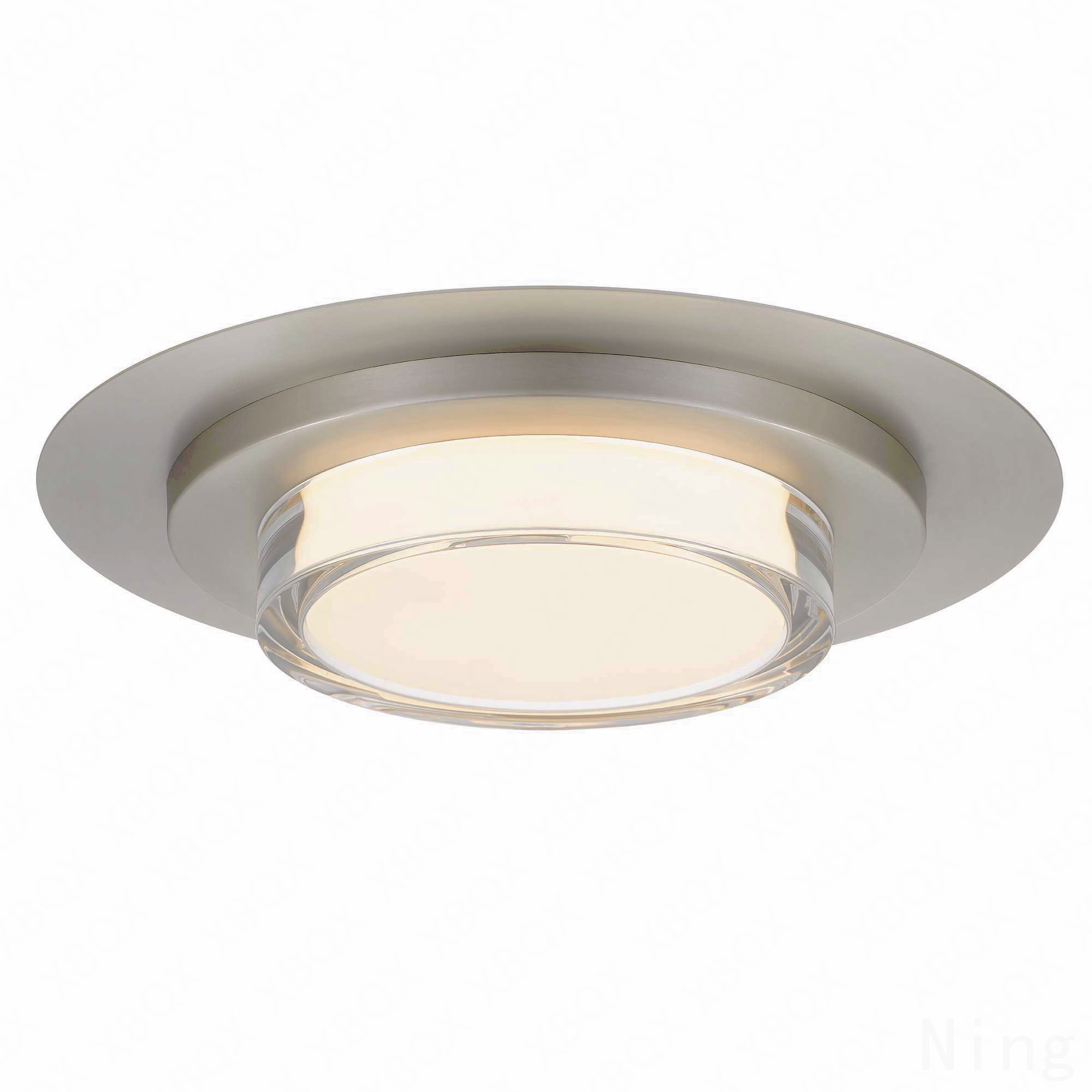Wrought Studio 16 Inch Square Black Integrated Led Flush Mount ...