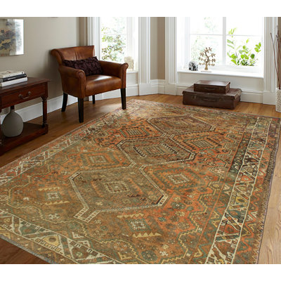 Sun-Faded Vintage Colter Rust Rug