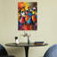 «Dancing Abstract», impression murale audacieuse et colorée-756772979