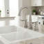Double Handle Bathroom Sink Faucet with Drainer-182913261