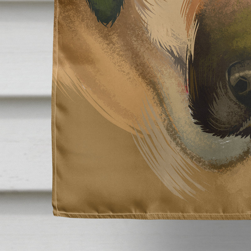 Polyester à 2 côtés 28 x 40 po drapeau maison, Berger d'Anatolie