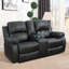 Canapé inclinable 69 po en cuir Vegan-1873966244
