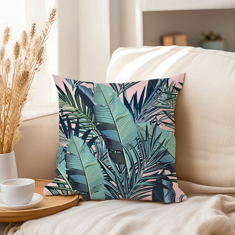 Botanical Palm Leaves II Tropical, 16"H x 16"W
