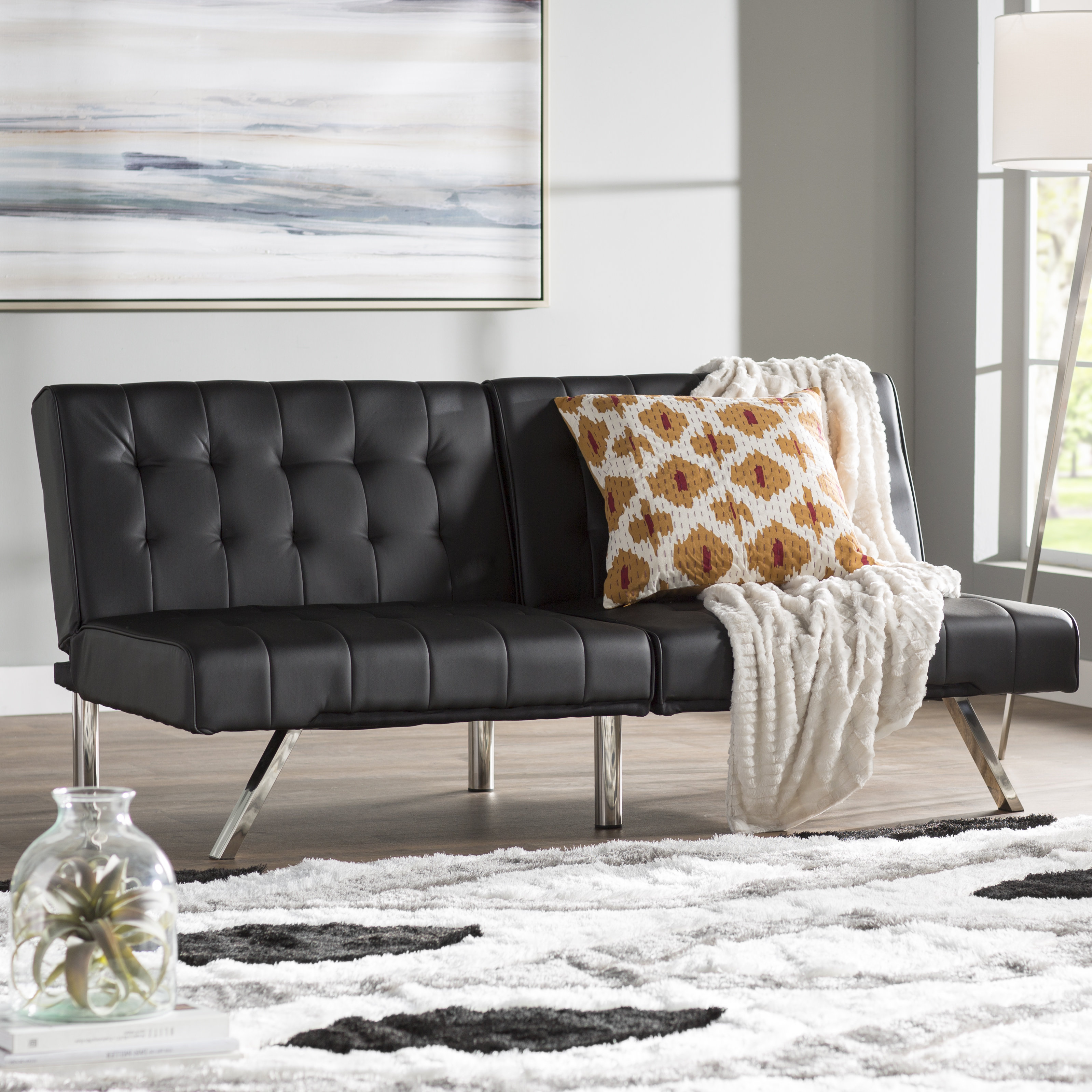 Mainstays morgan convertible sofa outlet bed and couch