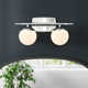Colford 2 Light Frosted Dimmable Vanity Light