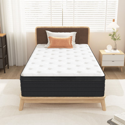 Mattress CertiPUR-US Certified Hybrid Memory Foam Pocket Spring Mattresses by Alwyn Home