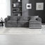 112" Oversized Sectional Cloud Sofa For Living Room – Modern Chenille L-Shaped Couch, Comfy Boucle Modular Sleeper With Moveable Ottoman & Memory Foam-266605186