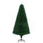 Sapin de Noël artificiel illuminé de 6 pi avec branches réalistes, 24 lumières DEL multicolores, fibre optique et 230 pointes