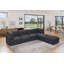Canapé modulaire de coin avec repose-pieds Annai-1178610130