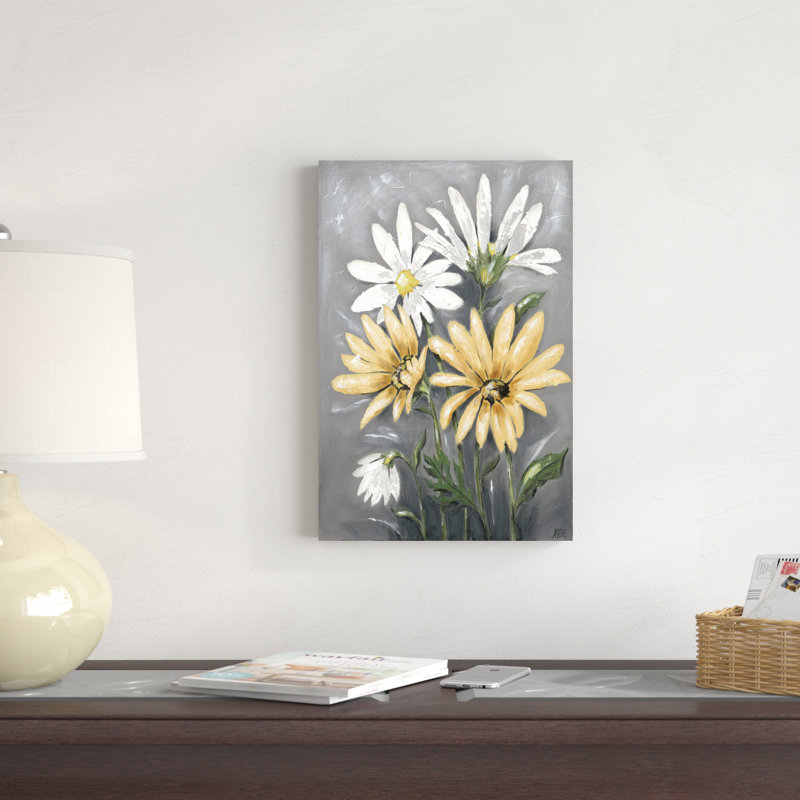 Summer Daisies II, H 18 po x l 12 po x P 1,25 po