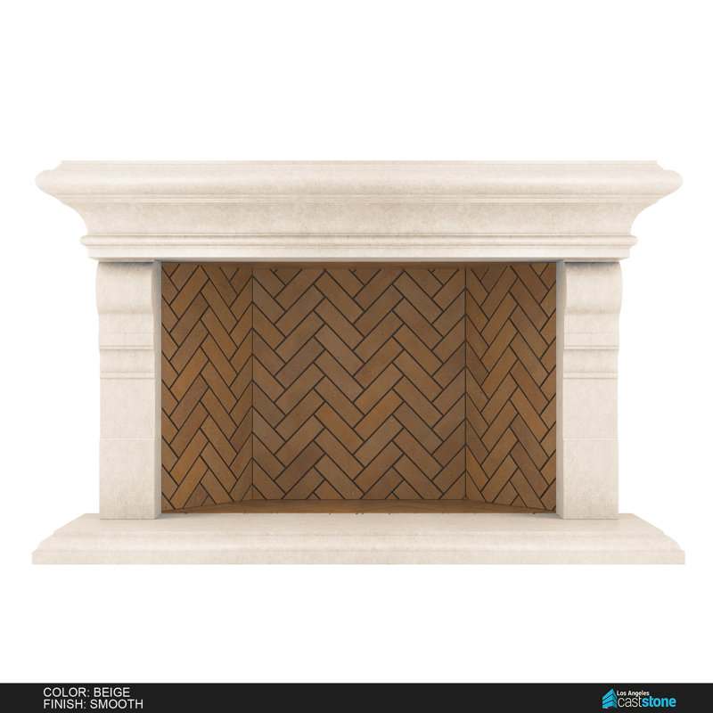 Areni Fireplace Surround, Smooth Beige