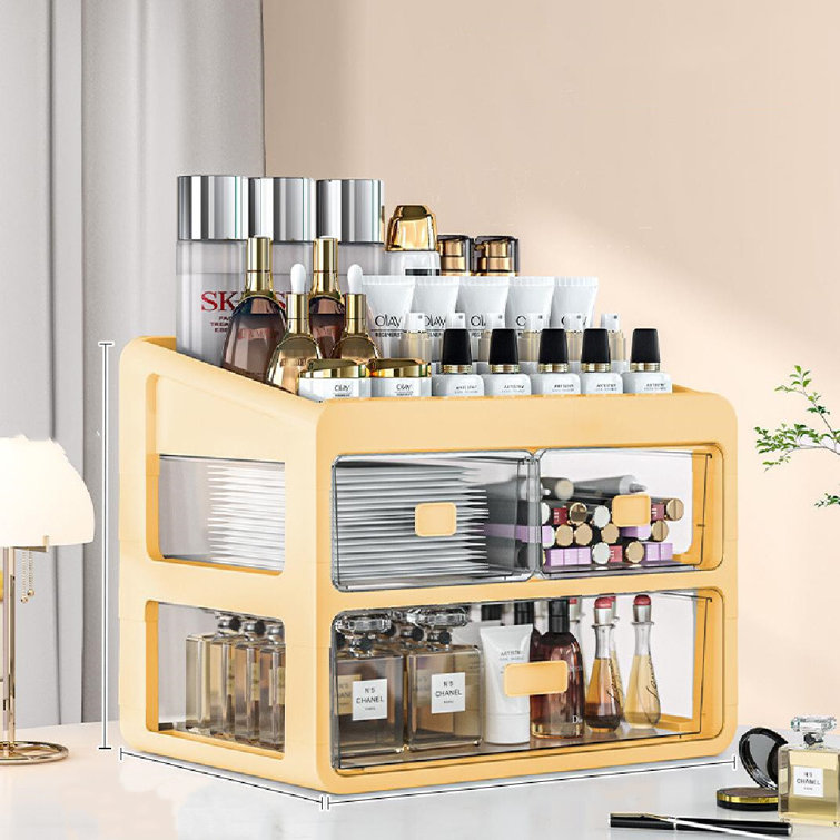 Wooden Makeup Organizer Latitude Run