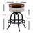 Industrial Iron Accent Stool