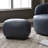 Overstreet 23" Wide Faux Leather Upholstered Ottoman-290593065