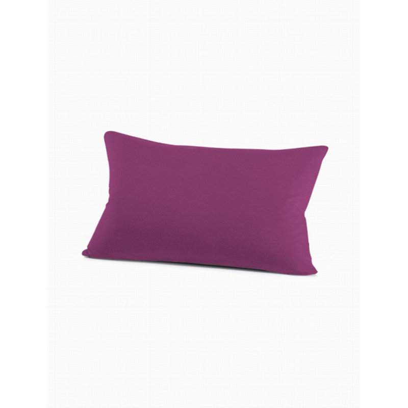 Mako-Jersey 100% Cotton Pillow Case, Berry, 80cm H x 80cm W