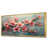 Toile avec cadre flottant or