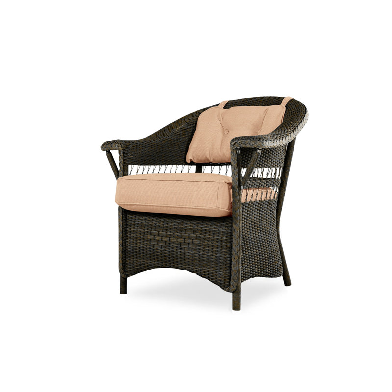 Nantucket Outdoor Dining Armchair, Decorline Navy, Mink
