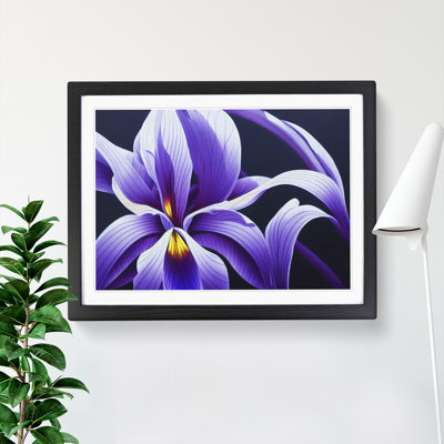Artsy Flower - Picture Frame Graphic Art