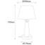Lampe de table antique 21,65 po Pomfret-1995965645