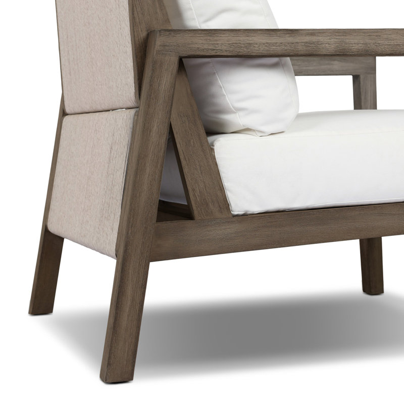 Nilson Outdoor Teak Lounge Chair