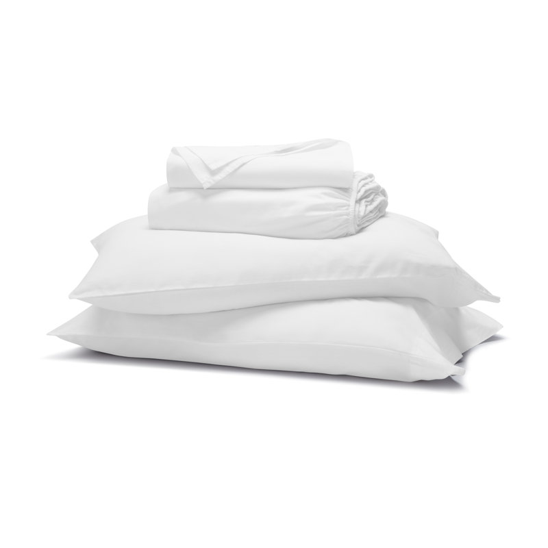 Carmen 100% Cotton Vintage Wash Boho Solid Deep Pocket Lightweight Percale Sheet Set, Full Sheet Set with 2 Pillowcases