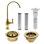 Ensemble de robinet distributeur d'eau froide 10 "à 1 levier avec filtre sous l'évier et garniture de drain