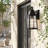Tolerand 12" 1-Light Textured Black Outdoor Wall Lantern-1073606052