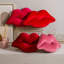 Lips Throw Pillow Smooth Soft Velvet Pillow Cover & Insert-126482284
